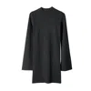 Voya Women's Black Knit Short Dress In Black
