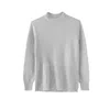 Voya Women's Grey Knitted Turtleneck Cashmere Jumper In Grey