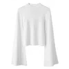 Voya Women's Vega White Knit Top In White