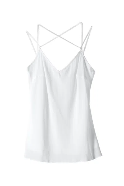 Voya Women's Vela Silk Camisole White