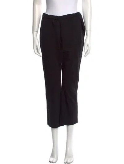 Pre-owned Voyage Straight Leg Pants In Black