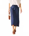 Voyageur By Mersea Aix Maxi Skirt In Night Rain In Blue