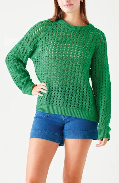 Voyageur By Mersea Amalfi Cotton Crochet Sweater