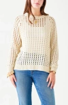 Voyageur By Mersea Amalfi Cotton Crochet Sweater