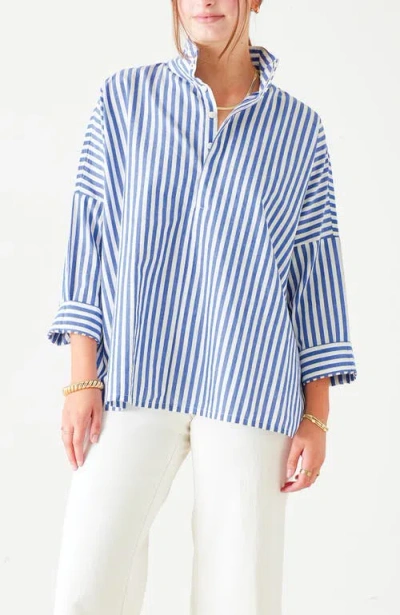Voyageur By Mersea Emerson Pop Up Collar Top
