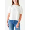 Voyageur By Mersea Francie Collar Top In White