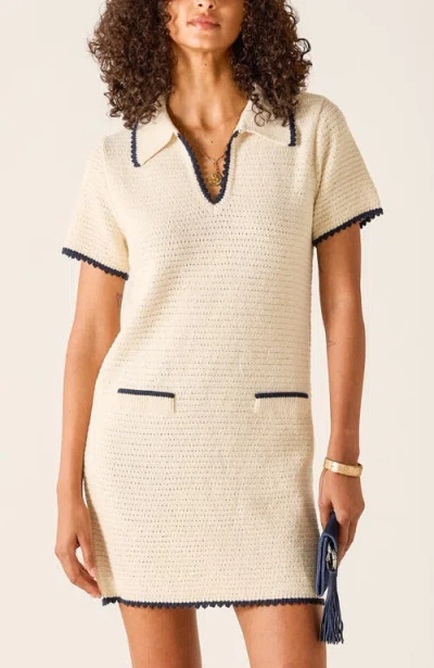 Voyageur By Mersea Paley Polo Crochet Dress In Neutral