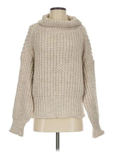 Pre-owned Voyageur By Mersea Turtleneck Sweater In Brown