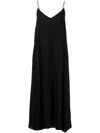 Voz Double-layer Cami Dress In Black