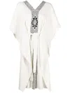 Voz Estrella Kaftan In White