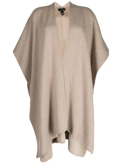 Voz Fine-knit Alpaca Duster In Brown