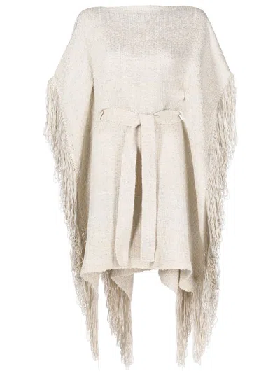 Voz Kaftan Mit Fransen In Neutrals