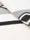 Voz Wide Diagonal Wrap Scarf In White