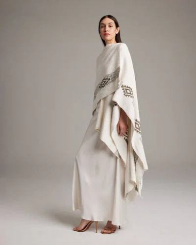 Voz Long Estrella Duster In Ivory/mink