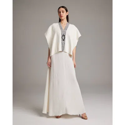 Voz Manta Estrella In Ivory/black
