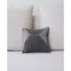 Voz Montañas Square Pillow Small In Chocolate/ivory