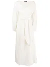 Voz Gewickelte Peasant Bluse In White