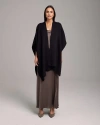 Voz Solid Alpaca Duster In Black
