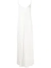 Voz Thin-strap Parachute Slip Dress In White