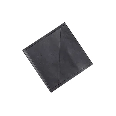 Vp Concept Men's Black Square Visa Card Holder