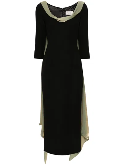 V:pm Atelier Alma Maxi Dress In Black