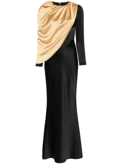 V:pm Atelier Bonnie Maxikleid In Schwarz