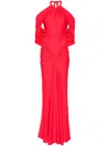 V:pm Atelier Rihanna Gown In Red