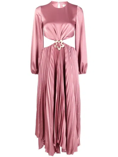 V:pm Atelier Kleid Mit Cut-out In Pink