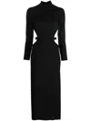 V:pm Atelier Kleid Mit Stehkragen In Black