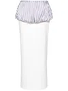 V:pm Atelier Dove Pencil Skirt In White