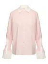 V:pm Atelier Ginny Striped Shirt In Pink