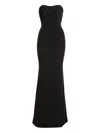 V:pm Atelier Mika Strapless Maxi Dress In Black