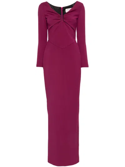 V:pm Atelier Mystic Maxi Dress In Purple