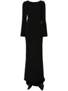 V:pm Atelier Penn Gown In Black