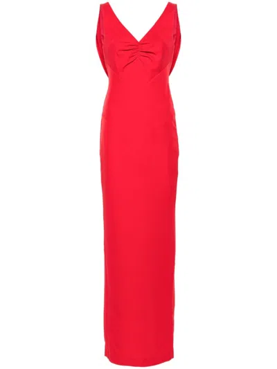 V:pm Atelier Salma Maxi Dress In Red