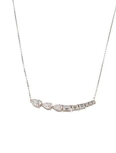 Pre-owned Vrai 14k 2.71ctw Lab-grown Diamond Neptune Pendant Necklace, 18" In Multi