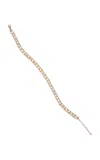 Vrai 14k Gold  Created Diamond Choker Necklace
