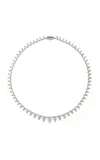 Vrai 14k White Gold Diamond Tennis Necklace