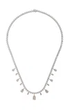 Vrai 14k White Gold Diamond Tennis Necklace