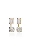 Vrai 14k Yellow Gold Diamond Earrings