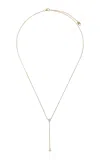 Vrai 14k Yellow Gold Diamond Lariat Necklace