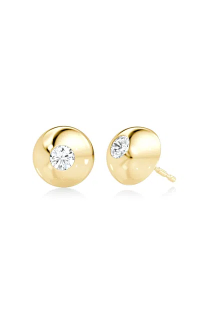 Vrai 14k Yellow Gold Diamond Stud Earrings