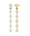 Vrai Arrow Drop Earring In 14k Gold, 1.5ctw Round Brilliant Lab Grown Diamonds