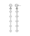 Vrai Arrow Drop Earring In 14k Gold, 1.5ctw Round Brilliant Lab Grown Diamonds In Metallic