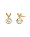 Vrai Arrow Stud In 14k Gold, 0.50ctw Round Brilliant Lab Grown Diamond In Gold