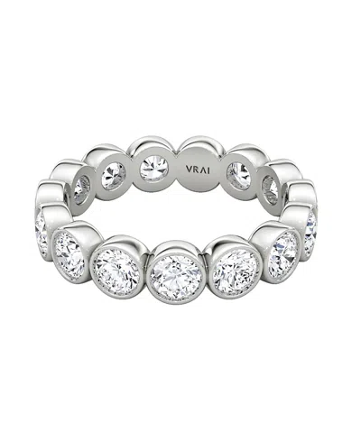 VRAI BEZEL ETERNITY BAND IN PLATINUM, 2.4CTW ROUND BRILLIANT LAB GROWN DIAMONDS