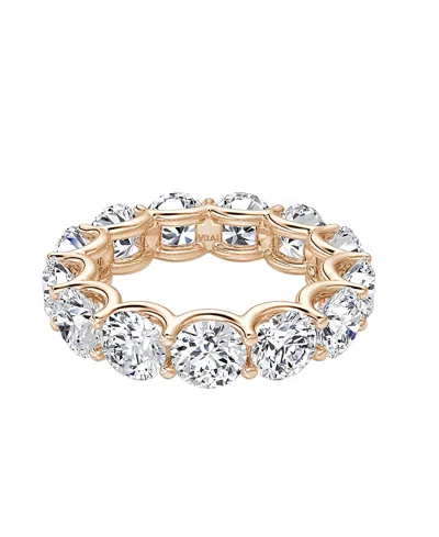 Vrai Eternity Band In 14k Rose Gold, 6.5ctw Round Brilliant Lab Grown Diamonds