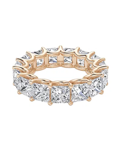 Vrai Eternity Band In 14k Rose Gold, 7.5ctw Princess Lab Grown Diamonds