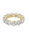 Vrai Eternity Band In 18k Gold, 6.5ctw Round Brilliant Lab Grown Diamonds In Gold