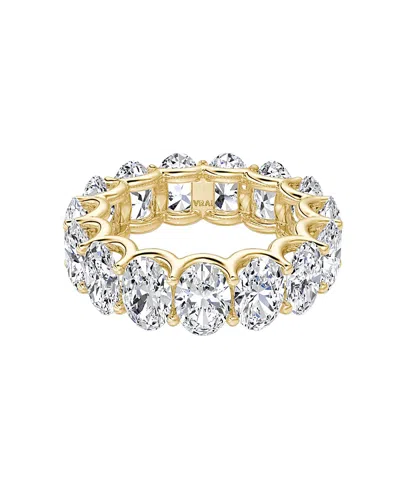 Vrai Eternity Band In 18k Gold, 7.5ctw Oval Lab Grown Diamonds